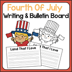 Fourth of July Writing and Bulletin Board Activity