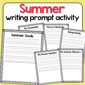 Summer Writing Prompt Activity